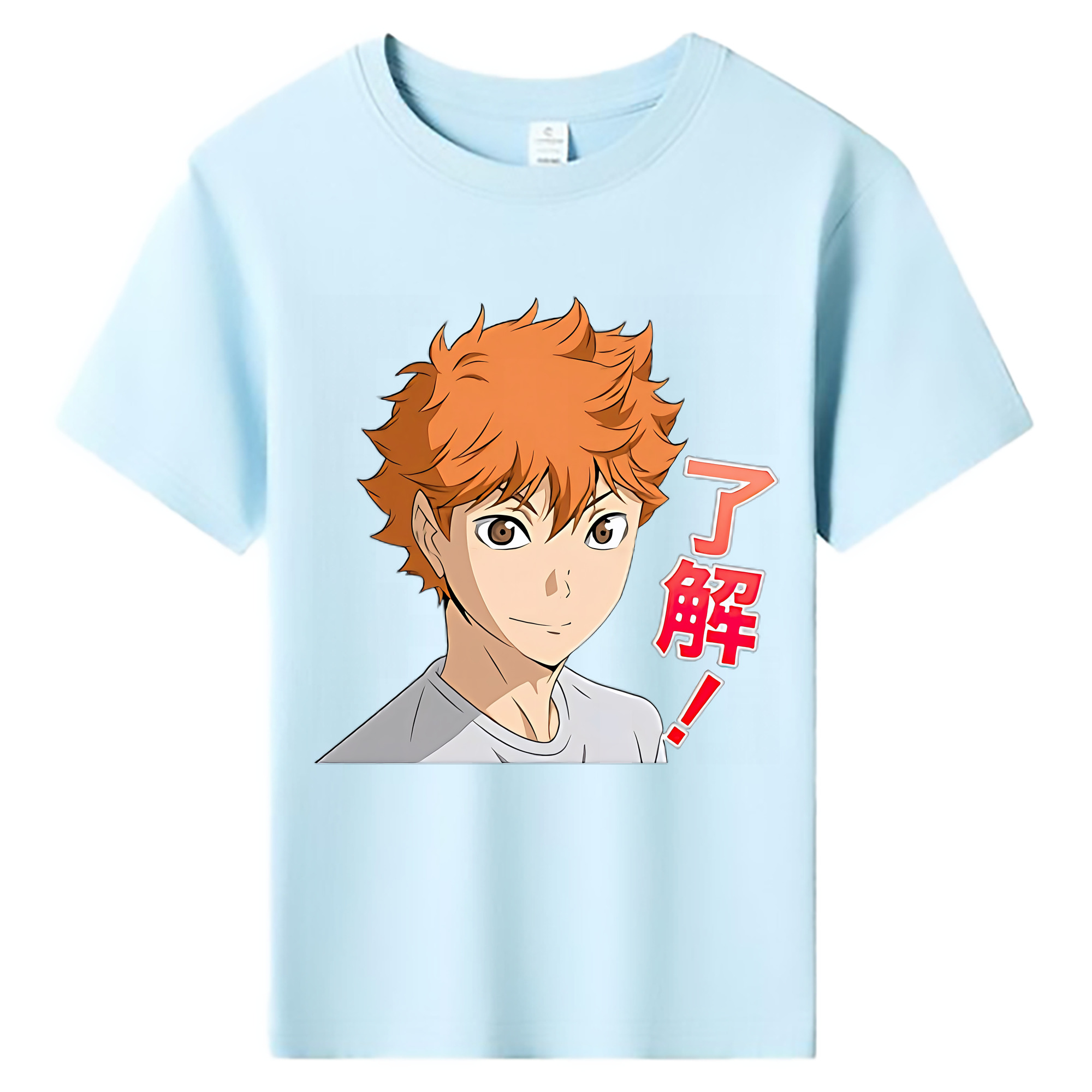 （画像用） ハイキュー!! Haikyu!! 綿100％キッズTシャツ（フロントプリント）